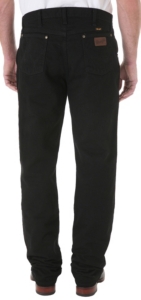 Wrangler® Premium Performance Cowboy Cut™ Black Regular Fit Jeans- 38in Inseam