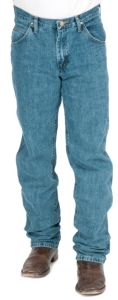 Wrangler® Cowboy Cut Mid Stone Regular Fit Tall Jeans