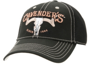 Cavender's® Solid Black Cavender's Logo Cap