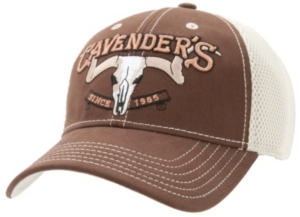 Cavender's® Brown Stone 2 Tone Cavender's Logo Cap