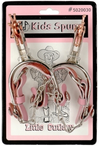 M&F® Kid's Toy Pink Spurs
