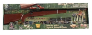 M&F® Bigtime Hunter™ Single Barrel Rifle with Light and Sound Effects Toy Gun