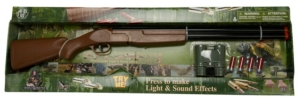M&F® Bigtime Hunter™ Double Barrel Shotgun with Light and Sound Effects Toy