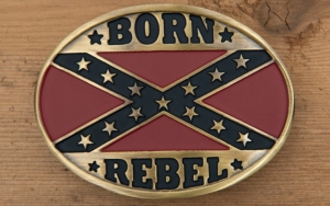 AndWest® Brass Born Rebel Oval Buckle