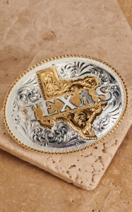 Montana Silversmiths® Large Oval Texas Buckle