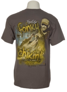 Swamp People® Men's Charcoal Troy Landry's Fonky Chikin T-Shirt