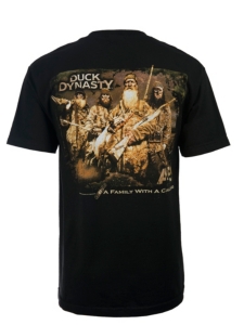 Duck Dynasty® Men's Black A Family With A Calling T-Shirt