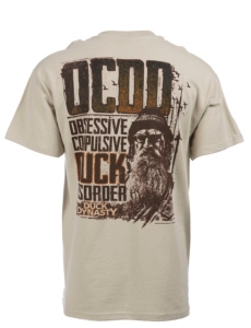 Duck Dynasty® Men's Sand OCDD- Obsessive Compulsive Duck Disorder T-Shirt