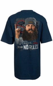 Duck Dynasty® Men's Blue The #1 Rule Is There Are No Rules T-Shirt