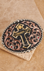 Montana Silversmiths® Cowboy Up Cross Buckle