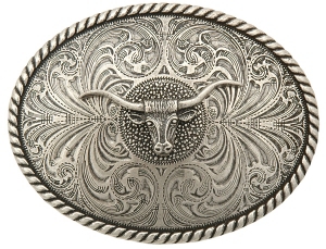 Montana Silversmiths® Steer Head Buckle