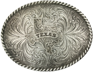 Montana Silversmiths®Texas Medium Oval Texas Rope Buckle