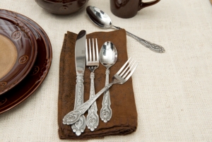 M&F Western Products® Engraved Silverware 20 Piece Set