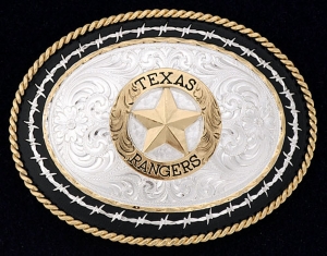 Montana Silversmiths® Medium Oval Texas State Seal Buckle