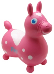 Gymnic® Cavallo RODY Pink & White Inflatable Horse