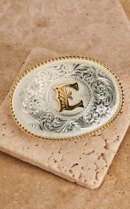 Montana Silversmiths® Silver w/ Gold Oval 