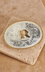 Montana Silversmiths® Silver w/ Gold Oval 