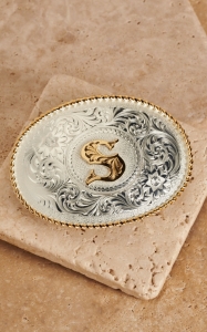 Montana Silversmiths® Silver w/ Gold Oval 