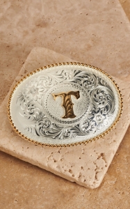 Montana Silversmiths® Silver w/ Gold Oval 
