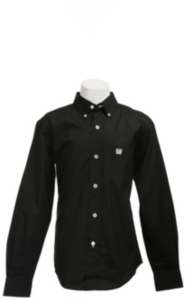 Cinch L/S Boys Solid Fine Weave Shirt 7060027