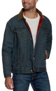 Wrangler® Red Blanket Lined Denim Jacket