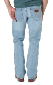 Wrangler® Premium Patch Blue Frost Slim Fit Jeans
