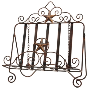 M&F® Western Moments™ Silverado Metal Star Cookbook Easel