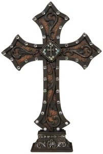 M&F Western Products® Diamond Cross Concho Table Top Cross