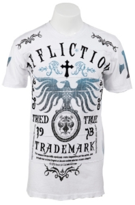 Affliction® Men's White Truth Tried Short Sleeve Tee