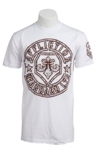 Affliction® Men's White Radar Tech Short Sleeve Tee