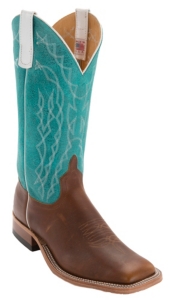 Anderson Bean® Men's Briar w/ Turquoise Sinsation Double Welt Square Toe Western Boot