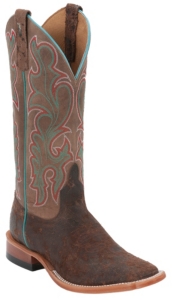 Anderson Bean® Horse Power™ Men's Moka Brown w/ Bone Top Square Toe Western Boots