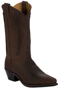 Abilene® Ladies Brown with Laced Shaft Snip Toe Western Boots