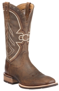 Ariat® Freedom™ Men's Earth Brown Bomber Double Welt Wide Square Toe Western Boots