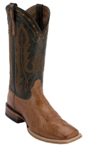 Ariat® Ranchero™ Mens Barnwood Brown Smooth Quill Ostrich Double Welt Square Toe Western Boot