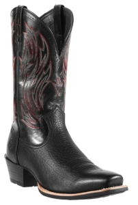 Ariat® Hotshot™ Men's Buckboard Black Square Toe Western Boots
