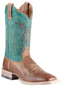 Ariat® Mesteno™ Men's Quicksand Brown w/ Clear Water  Triple Welt Square Toe Western Boot