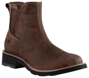 Ariat® Ambush™ Men's Distressed Brown Round Toe Shoe Boot