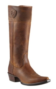 Ariat® Chandler™ Women's Distressed Brown Tall Top Snip X-Toe Western Boots