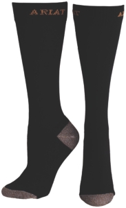 Ariat® Men's Black Heavy Duty Sport Socks