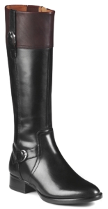 Ariat® Cordovan™ Women's Black w/Brown Cuff Classic Riding-Style Boot