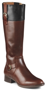 Ariat® York™ Women's Brown w/Black Cuff Classic Riding-Style Boot