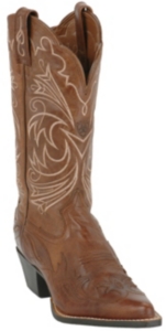 Ariat® Ladies Brown w/ Brown Patent Wing Tip J-Toe Heritage Western Boot