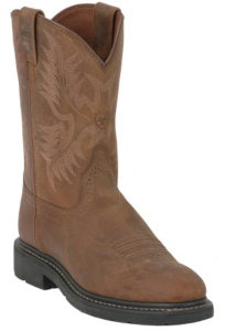 Ariat® Men's Dusted Brown Sierra Western Pull-On Work Boots