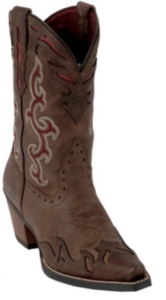 Ariat® Wichita™ Ladies Sassy Brown Wingtip Snip Toe Western Boots
