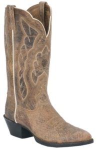 Ariat® Heritage™ Ladies Shattered Distressed Tan Brown R-Toe Western Boots