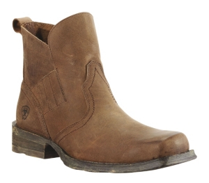 Ariat® Dillinger™ Men's Smooth Distressed Brown Square Toe Shoe Boot