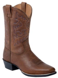 Ariat® Youth's Brown Oiled Rowdy Legend Square Toe Boots