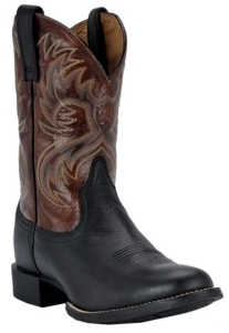 Ariat® Heritage Horseman™ Men's Black Deertan with Bloodstone Western Boots