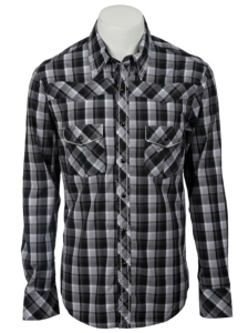 Rock & Roll Cowboy Men’s L/S Western Snap Shirt B2S1374